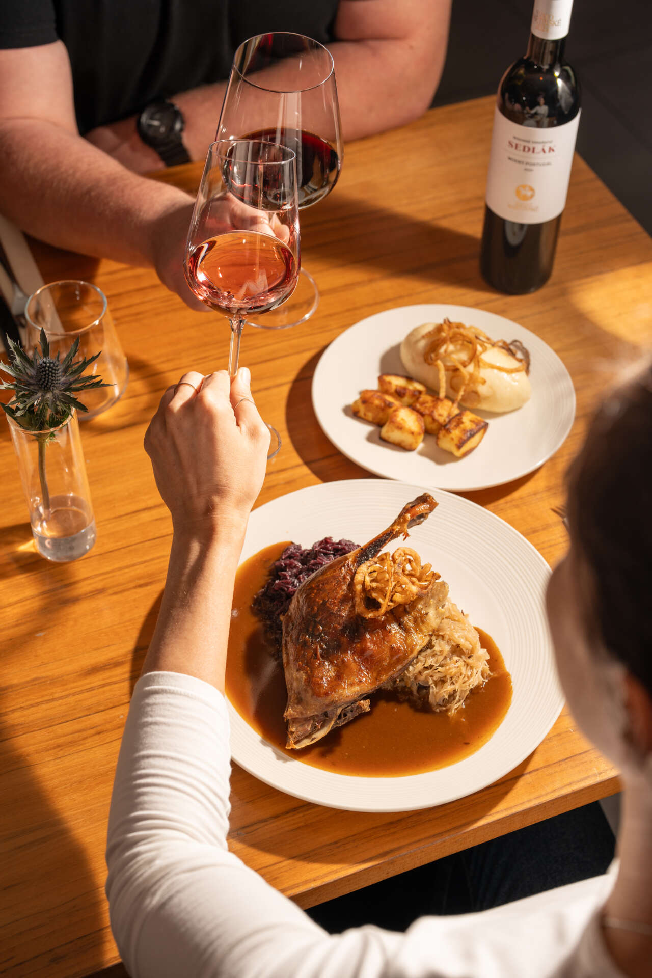 Svatomartinská husa v BICZ Parkgolf restauraci