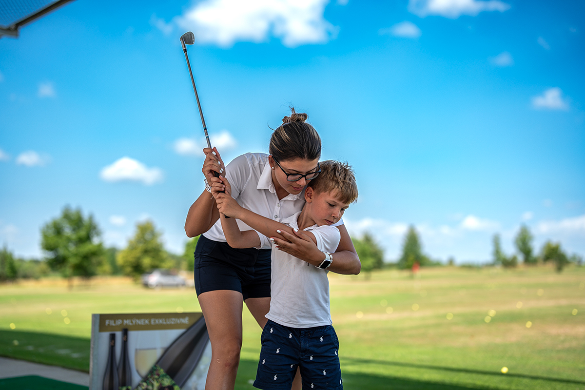 dětský golfový trénink zdarma