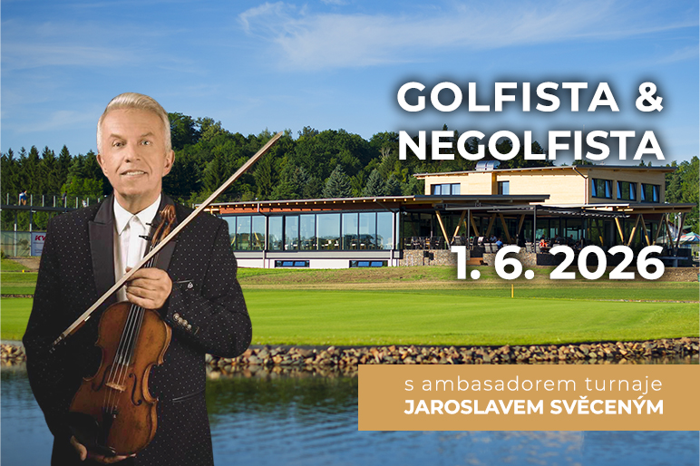 Jaroslav Svěcený ambasadorem charitativní akce Golfista & Negolfista