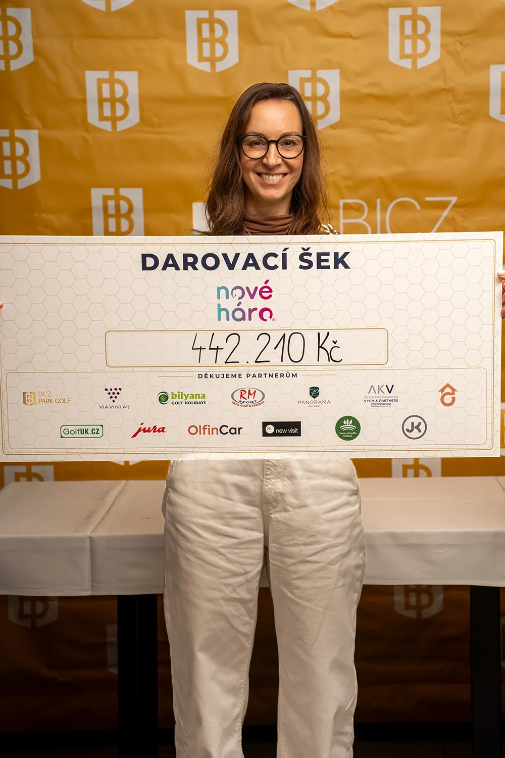 Nové háro vybraná částka